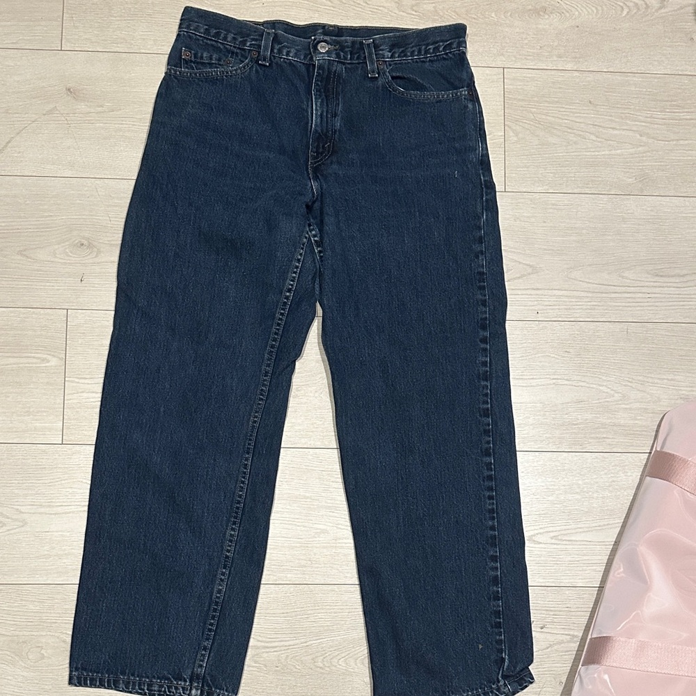 Levi's Women's 557 Straight-Leg Dark Indigo Jeans